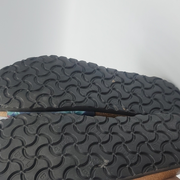 Papillio by birkenstock catalina blue floral dream slip on shoes size 36 - Picture 5 of 6